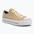 Converse Damen Turnschuhe Chuck Taylor All Star Lift Platform Herringbone Stripe Utility sunflower/trek tan