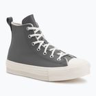 Damen-Sneaker Converse Chuck Taylor All Star EVA Lift Platform Leather sharkskin/warm quarry/egret