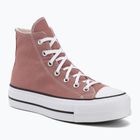 Damen-Turnschuhe Converse Chuck Taylor All Star Lift Hi light saddle/natural ivory