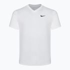 Herren Nike Court Dri-Fit Victory Tennisshirt weiß/weiß/schwarz