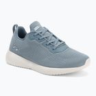 Schuhe Damen SKECHERS Bobs Sport Squad Tough Talk light blue