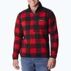 Columbia Sweater Weather II Printed Berg rot kariert drucken Männer Trekking-Sweatshirt