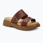 Slides Schlappen  Damen Timberland Clairemont Way dark red full grain