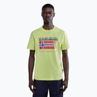 Herren Napapijri S-Kreis gelb sonnig t-shirt