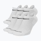 Herrensocken Nike Everyday Plus Cushioned No Show 6 Paar white/black