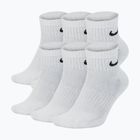 Socken Nike Everyday Cushioned 6er-Pack white/black