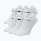 Socken Nike Everyday Cushioned No-Show 6 Paare white/black