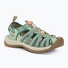 KEEN Whisper Granit grün/pfirsich parfait Damen Trekkingsandalen