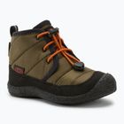 KEEN Howser II Chukka WP Kinderstiefel dark olive/gold flame