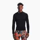 Training Longsleeve Herren Under Armour Comp Mock UA Armour black/white