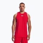 Basketball Trikot Herren Under Armour Baseline Cotton Tank 61 rot 136191-61-LG