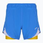 Brooks Chaser 5" 2-In-1 Damen Laufshorts blau/goldene Stunde