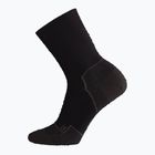 Icebreaker Damen-Trekkingsocken Hike+ Medium Crew schwarz/monsoon/mink