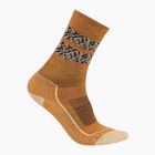 Icebreaker Damen-Trekkingsocken Hike+ Light Crew Natural Summit ray/sunone/black