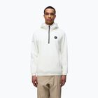 Herren Napapijri B-Badge Half Zip Hooded weißer Reiher Sweatshirt