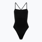 Hurley Solid Square Neck Moderate Women's One Piece Swimsuit Schwarz