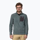 Herren Patagonia R1 Air Zip Neck Fleece-Sweatshirt nouveau grün
