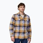 Herren Patagonia Bio-Baumwolle MW Fjord Flanell Hemd guides/dried mango