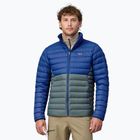 Herren Patagonia Daunen Pullover Jacke Passage blau