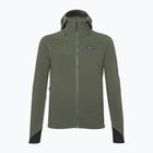 Herren Patagonia R1 TechFace Hoody basin grün Softshelljacke