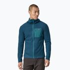 Herren Patagonia R1 Air Full-Zip Fleece-Sweatshirt lagom blau