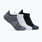 HOKA No-Show Run Socken 3 Paar weiß/schwarz/grau