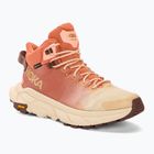 Damen-Trekking-Schuhe HOKA Trail Code GTX sonnengebacken/shortbread