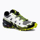 Laufschuhe Herren Salomon Speedrcross 6 schwarz-weiß L417383