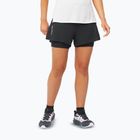 Damen-Laufshorts Salomon Sense Aero 2IN1 deep black