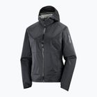 Damen Laufjacke Salomon Bonatti Waterproof tiefschwarz