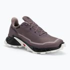 Laufschuhe Damen Salomon Alphacross 5 GTX moonscape/black/white