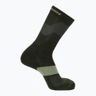 Trekking Socken Salomon X Ultra Crew peat/ deep lichen green/ kelp