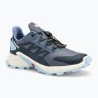 Salomon Supercross 4 Damen Laufschuhe grisaille/weiss/kaschmir blau