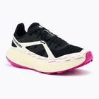 Salomon Ultra Flow Damen Laufschuhe schwarz/transparent gelb/rosa violett