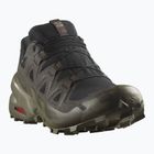 Herren-Laufschuhe Salomon Speedcross 6 GTX schwarz/torf/tiefes Flechtengrün