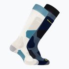 Skisocken Salomon S/Access 2 pary copen blue/ egret