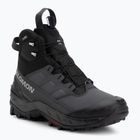 Herren-Trekking-Schuhe Salomon Crosstrak Powder WP asphalt/schwarz/sharkskin