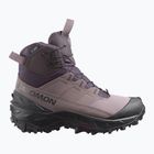 Damen-Trekkingschuhe Salomon Crosstrak Powder WP nine iron/shark