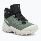 Trekking Wander Schuhe Damen Salomon Crosstrak WP agave green/black/can ary green