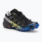 Laufschuhe Herren Salomon Speedcross 6 Gtx Fan Fire black/surf the web/safety yellow