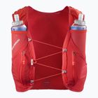 Laufweste Salomon ADV SKIN 12 Set flame scarlet/haude red