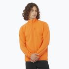 Trekking Hoodie Sweatshirt Herren Salomon Lightwarm Full Zip turmeric