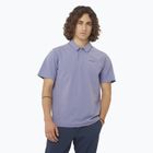 Herren Salomon Trackline Polo T-shirt blau granit