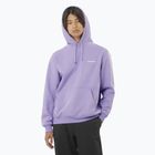Hoodie Sweatshirt Herren Salomon Logo Hoodie violet tulip
