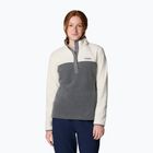 Damen Sweatshirt Hoodie Pullover Columbia Benton Springs 1/2 Snap city grey heather / chelk