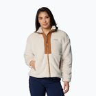 Damen-Fleecejacke Columbia Boundless Discovery Sherpa Full Zip II chalk/camel brown
