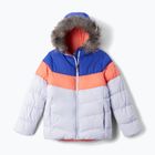 Skijacke Kinder Columbia Arctic Blast III snowdrift/hot coral/clematis blue