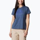 Columbia Sloan Ridge Graphic Damen-Trekking-Shirt navy heather/linear landscape