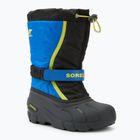 Sorel Youth Flurry schwarz/superblau Kinderschneestiefel