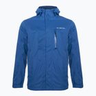 Herren Columbia Pouring Adventure III Berg blau Regenjacke